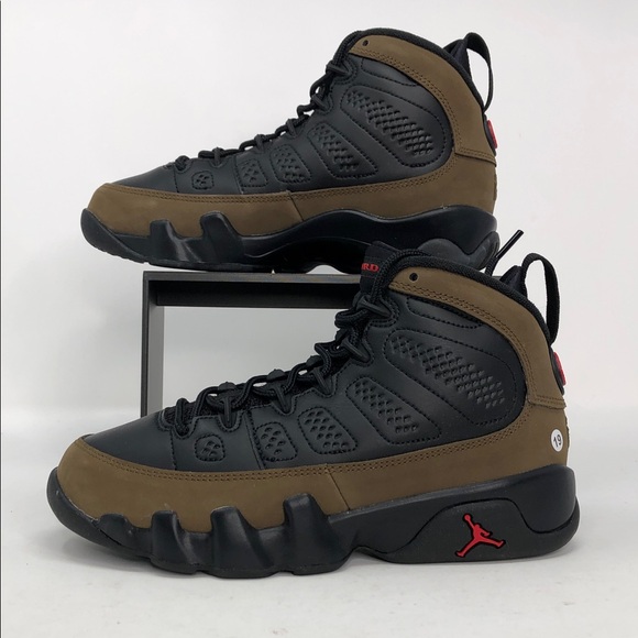 Nike Air Jordan 9 Retro (GS) Olive HV4574-030 Youth Sneakers - Size 4y
